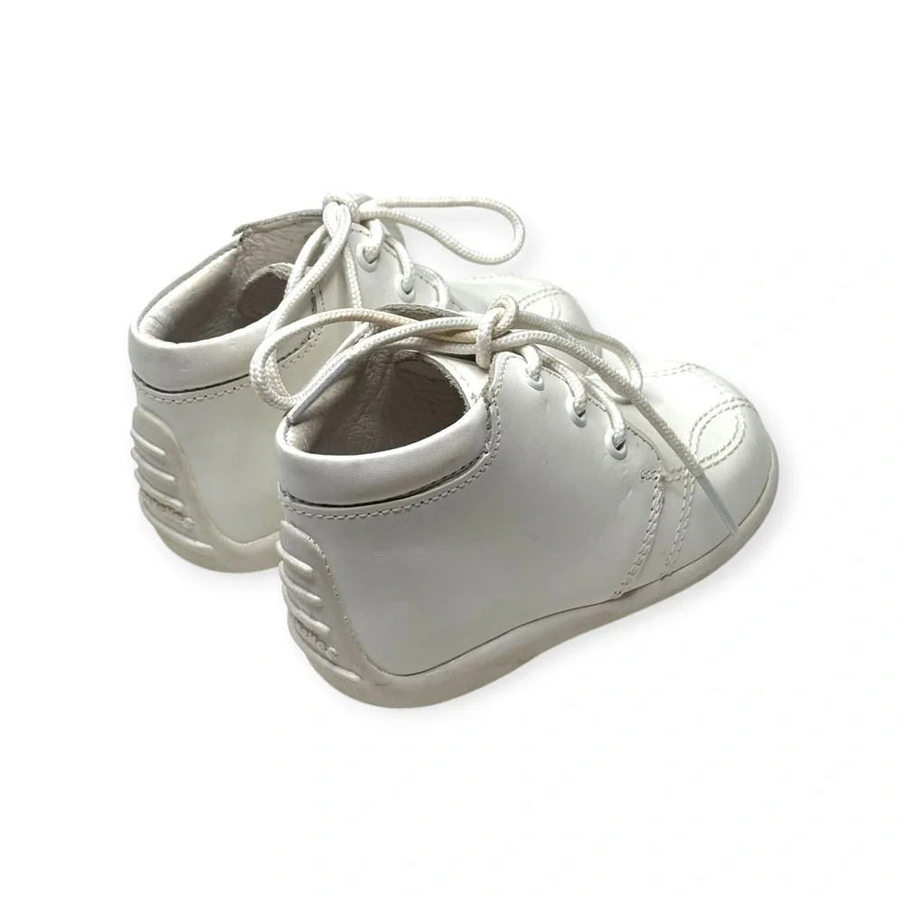 Andanenes ❤︎︎ A5049 Lace-Up Walking Shoe Bootie ❤︎︎White ❤︎︎ 7 Baby Boy Girl ❤︎︎